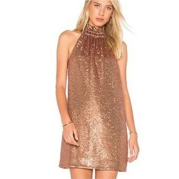 C/MEO Collective Illuminated Sequin Shimmer Mini Dress (Pink, Small) - Picture 16 of 16